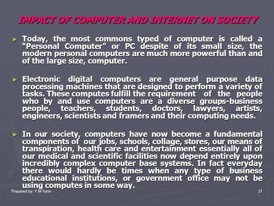 What Is The Impact Of Internet